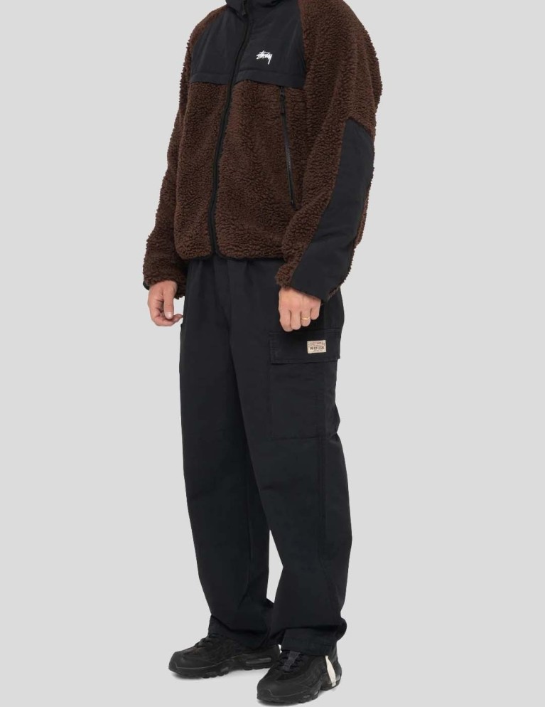 STUSSY spiaggia ripstop carica pant nero